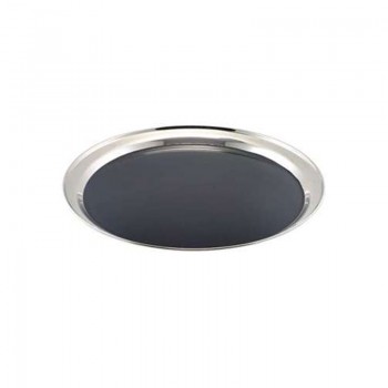 Stainless Steel Round Tray Non-Slip 