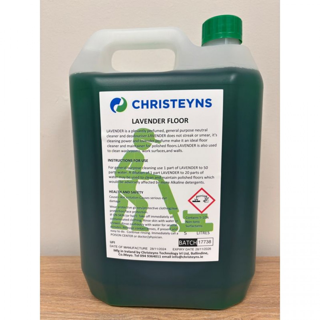 Christeyns Lavender floor maintainer 5lt