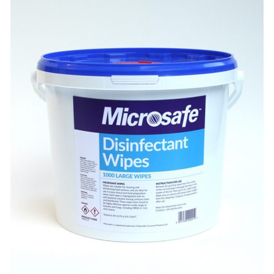 Microsafe Disinfectant Wipes 1000