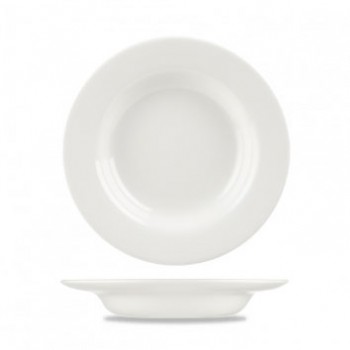 Churchill White Rimmed Soup Bowl