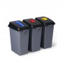 Ressol 60lt Recycling Station Set of 3