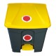 Yellow & Grey Pedal Bin 30lt