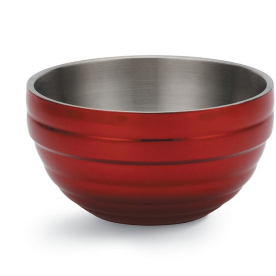 Pujadas Round Double Wall Bowl 6.6lt Red