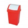 Swing Bin 50lt Red