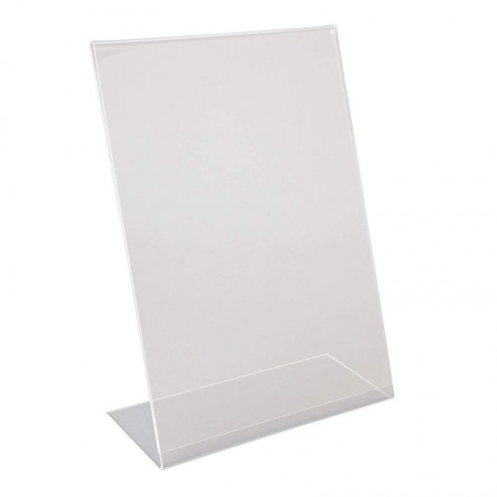 Perspex Menu Holder A4 Angled