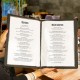 Barcelona A4 Menus