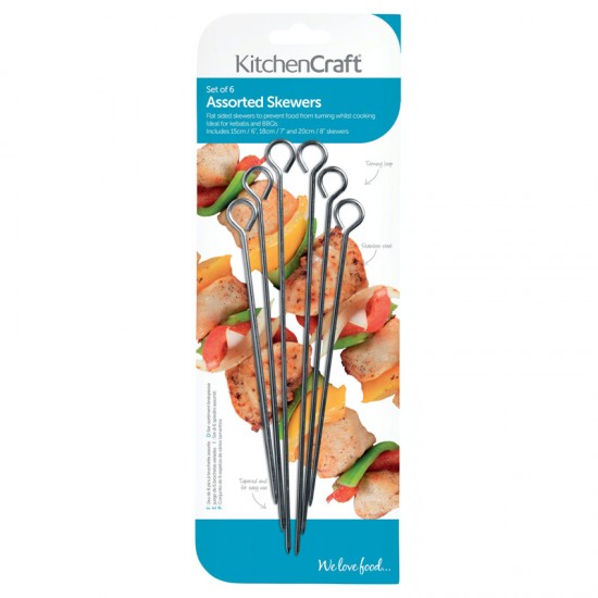 Kitchen Craft Assorted Skewers 