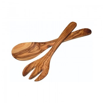 Olive Wood Salad Servers