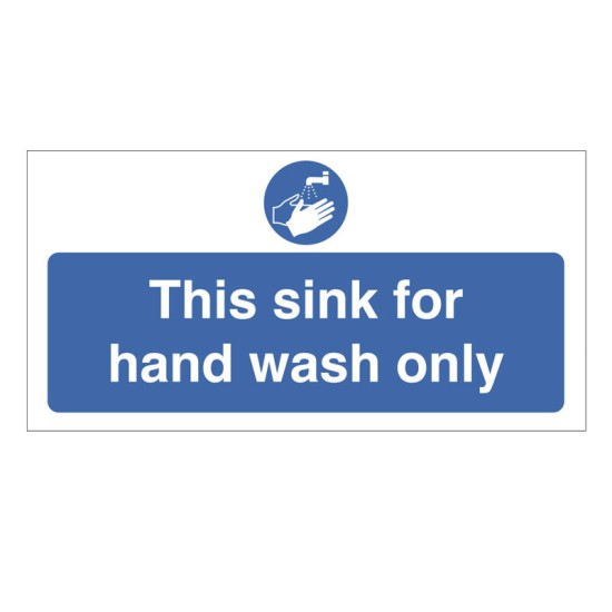 Hygiene Sticker Hand Wash Only