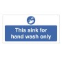 Hygiene Sticker Hand Wash Only