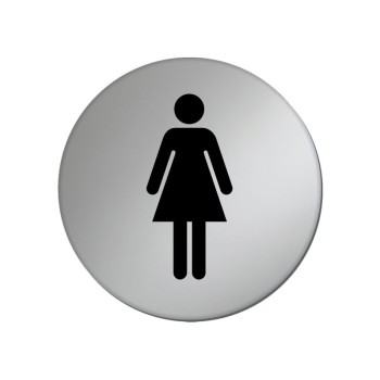 Ladies Toilet Sign Disc