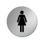 Ladies Toilet Sign Disc