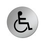 Wheelchair Toilet Sign Disc