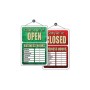 Open & Closed Business Hours Door Sign