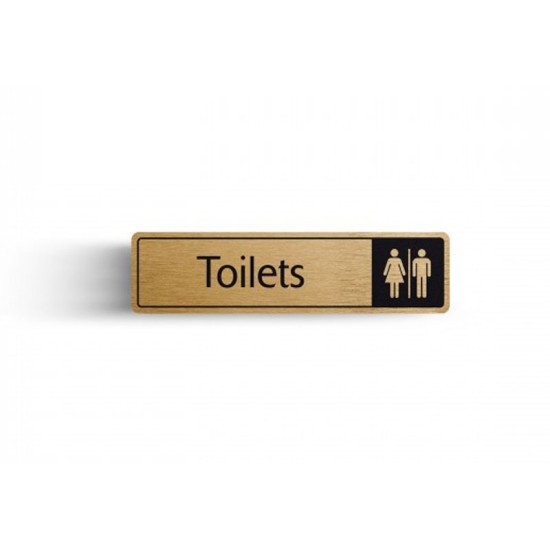 Toilet Sign with Symbol