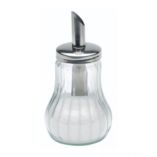 Glass Sugar Dispenser with Pourer