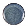 Aqua Blue Terra Porcelain Deep Coupe Plates