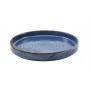 Aqua Blue Terra Porcelain Presentation Plates Med