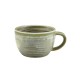 Matt Grey Terra Porcelain Coffee Cup & Saucer