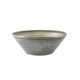 Matt Grey Terra Porcelain Conical Bowls