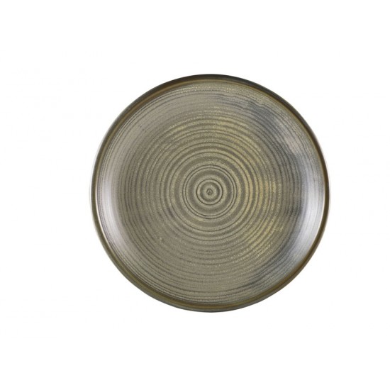 Matt Grey Terra Porcelain Deep Coupe Plates