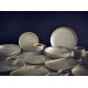 Matt Grey Terra Porcelain Round Bowls