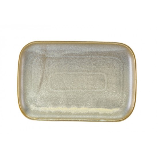 Matt Grey Terra Porcelain Rectangular Plates