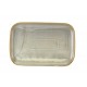 Matt Grey Terra Porcelain Rectangular Plates