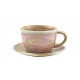 Rose Terra Porcelain Coffee Cup & Saucer