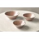 Rose Terra Porcelain Conical Bowls