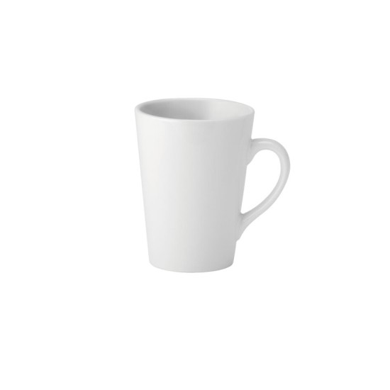 Pure White Latte Mug 12oz