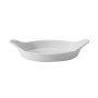 Titan White Oval Eared Dish 10"