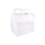 Kraft White Paper Carrier Bag Large