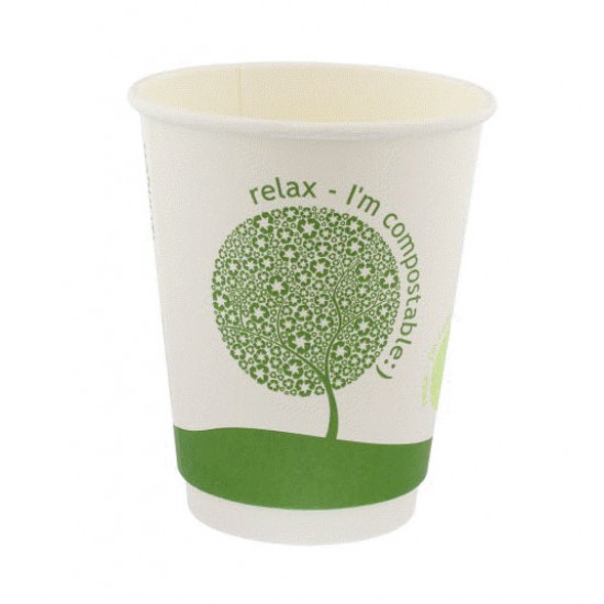 Compostable Double Wall Coffee Cup