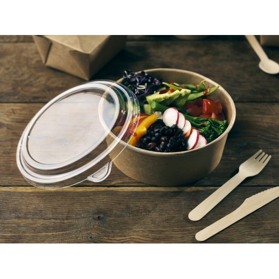 Kraft Compostable Salad Bowl 1.3lt