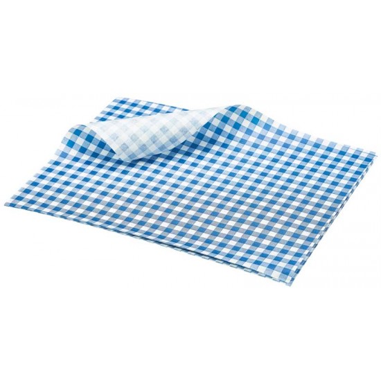 Greaseproof Paper Gingham Print