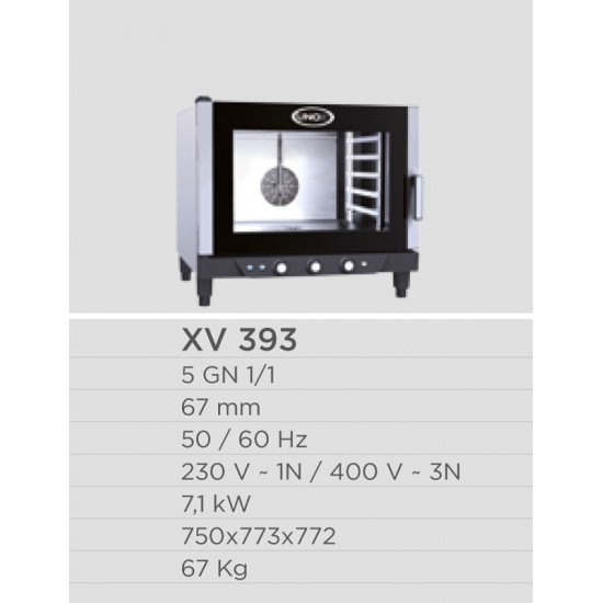 Unox Cheflux 5 Rack Combi Oven XV 393