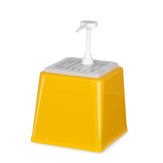 Hendi Saucer Dispenser Yellow 2.5lt