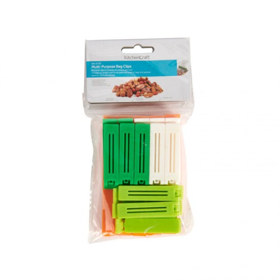 Mixed Sizes of Assorted Bag Clips 