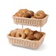 Bread Display Basket 2 Tier 1/2 Size