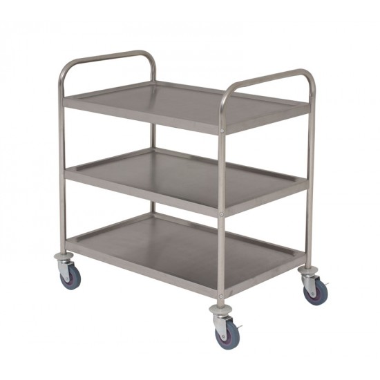 Stainless Steel Clearing Trolley