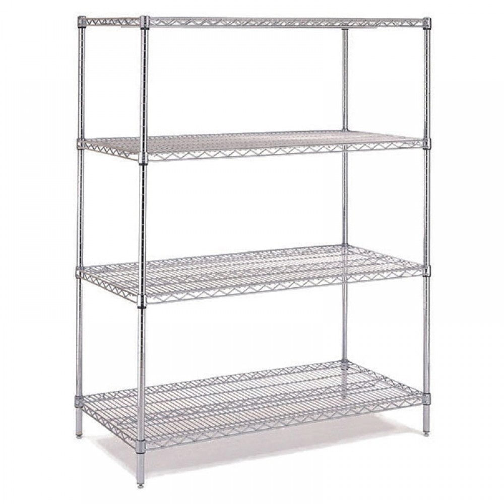 Chrome shelf racking set B