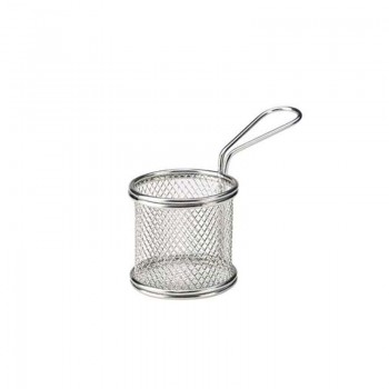 Stainless Steel Serving Basket 9.3cm