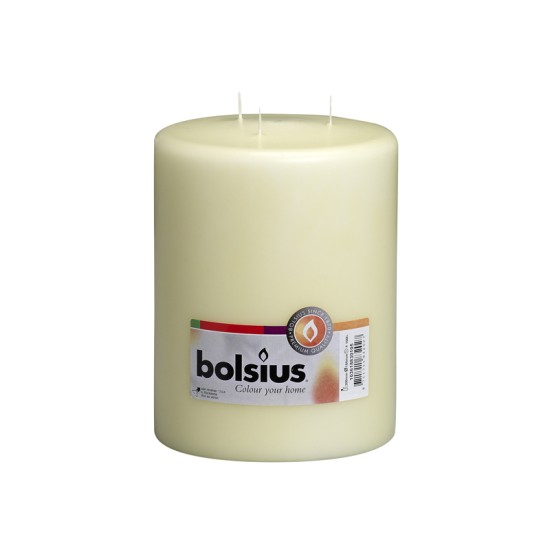 Bolsius 3 Wick Pillar Candle