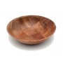 Round Woven Wooden Bowls