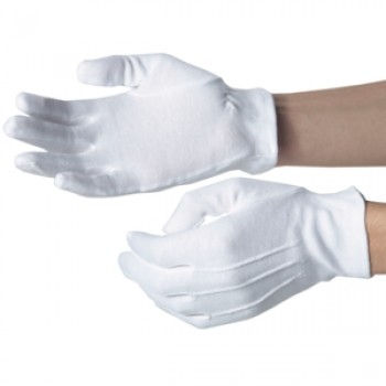 White Cotton Gloves