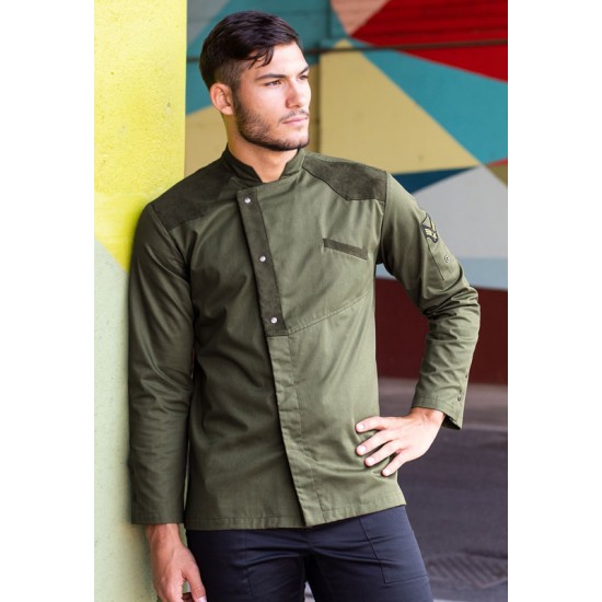 Giblors Goose Chefs Jacket Green