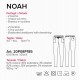 Giblors Noah Chef Trousers Black 