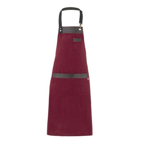 Giblors Tropez Apron Burgundy