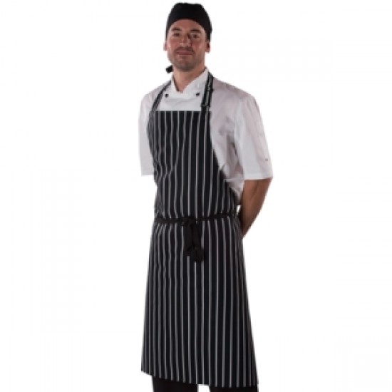 Denny's  Striped Cotton Apron